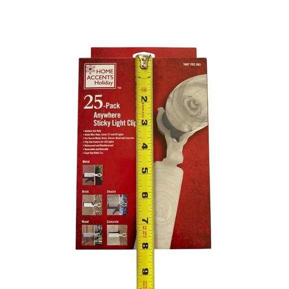 Home Accents Holiday 25 Anywhere Sticky Light Clips Outdoor - Picture 5 of 7